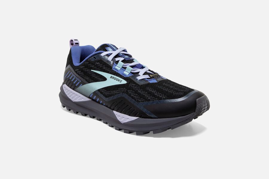 Brooks Cascadia 15 Gtx Trail Löparskor Dam - Svarta/Blå - 1794-MSNHJ